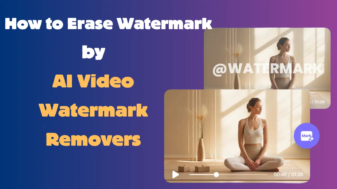 How Do I Erase Watermark by AI Video Watermark Removers